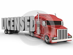 Licensed 3d Word Certified Trained Truck Driver