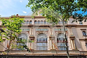 Liceu theater on La Rambla street, Barcelona, Spain