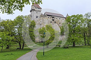 Lichtenstein Castle is located near Maria Enzersdorf south of Vi photo