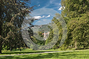 The Lichtentaler Allee in the spa park of Baden Baden