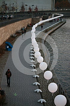 Lichtgrenze (light wall)