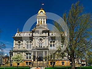the Licking County Courthouse in Newerk Ohio USA
