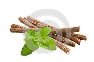 Licorice and mint