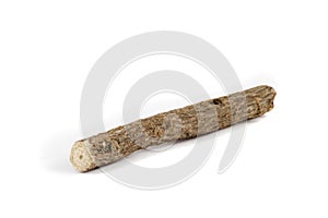 Licorice Root isolated on white