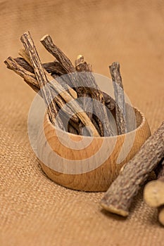 Licorice root sticks