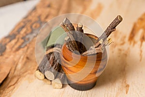 Licorice root sticks