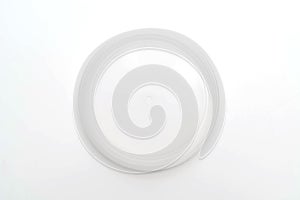 lid of packaging on white photo