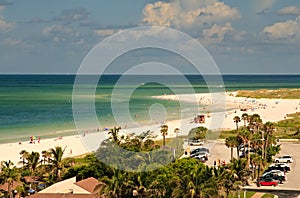 Lido Beach in Sarasota, Florida