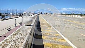 Lido di Ostia - Scorcio del Porto Turistico di Roma dal parcheggio sopraelevato