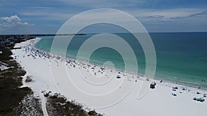 Lido Key, Sarasota - Busy Beach Aerial Photography IX