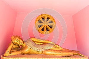 Lie down buddha statue