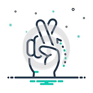 Mix icon for Lie, untruth and falsehood