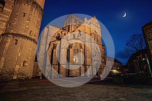 Liebfrauenkirche (Church of Our Lady) at night - Trier, Germany