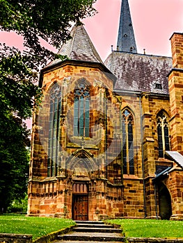 The Liebfrauenkirche in Frankenberg Eder, Germany. Built 1286-1380