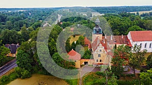 Lielstraupe Medieval Castle in the Village of Straupe in Vidzeme, in Northern Latvia.