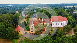 Lielstraupe Medieval Castle in the Village of Straupe in Vidzeme, in Northern Latvia.