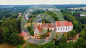 Lielstraupe Medieval Castle in the Village of Straupe in Vidzeme, in Northern Latvia.