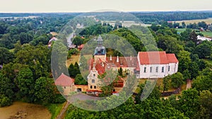 Lielstraupe Medieval Castle in the Village of Straupe in Vidzeme, in Northern Latvia.