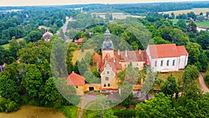 Lielstraupe Medieval Castle in the Village of Straupe in Vidzeme, in Northern Latvia.