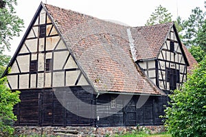 Liepajas harbour warehouse at the Open Air Museum in Riga