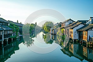 Landscape of wuzhen, a historic scenic town photo