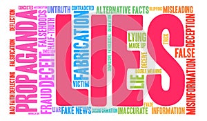 Lies Word Cloud