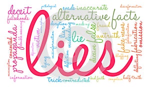 Lies Word Cloud