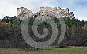 Lietava castle panorama