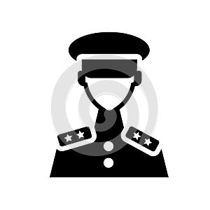 lieutenant icon. Trendy lieutenant logo concept on white background from army and war collection photo