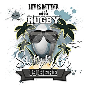 Life is better with rugby. Summer is here