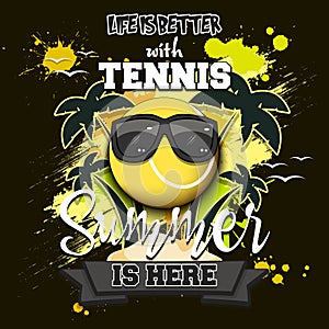 Life is better with tennis. Summer is here