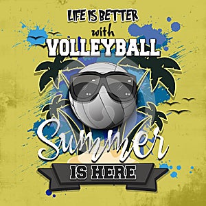 Life is better with volleyball. Summer is here