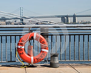 Life buoy from Battleship New Jersey