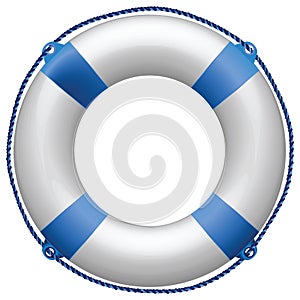 Life buoy blue