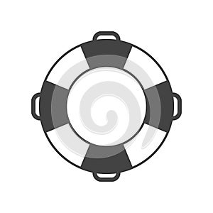 Life Buoy Icon Vector Illustration