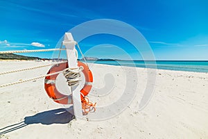 Life buoy in La Cinta beach