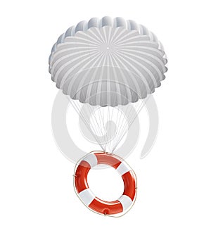 Life Buoy at parachute