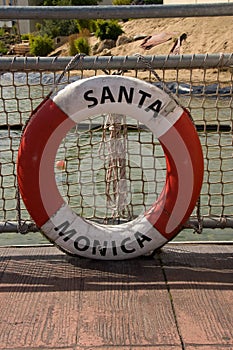 Life buoy of Santa Monica