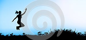 Life coaching banner blue photo