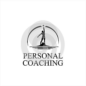 Life coaching logo design personality development and training