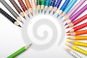 Life of color pencils photo