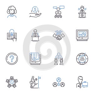 Life and Death line icons collection. Mortality, Immortality, Legacy, Eternity, Fate, Perish, Endurance vector and