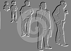 Life Evolution Silhouette photo