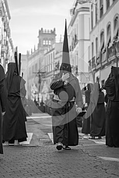 the great Easter processions go the streets of the big Spanish cities