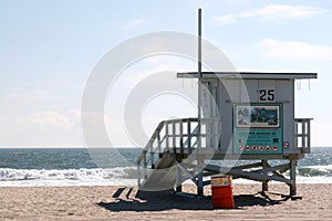 Life Guard House at Santa Monica Beach