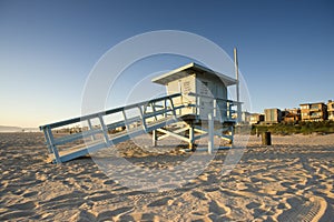Life Guard Tower at Sunset