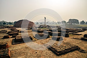 Life of India : Pillars of Ashoka in Vaishali