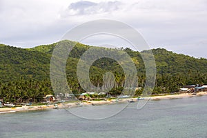 The life of the inhabitants of the Philippine fishing village