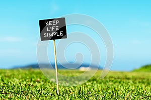 Life Inspirational Quotes - Keep life simple