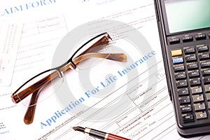 Life insurance application form